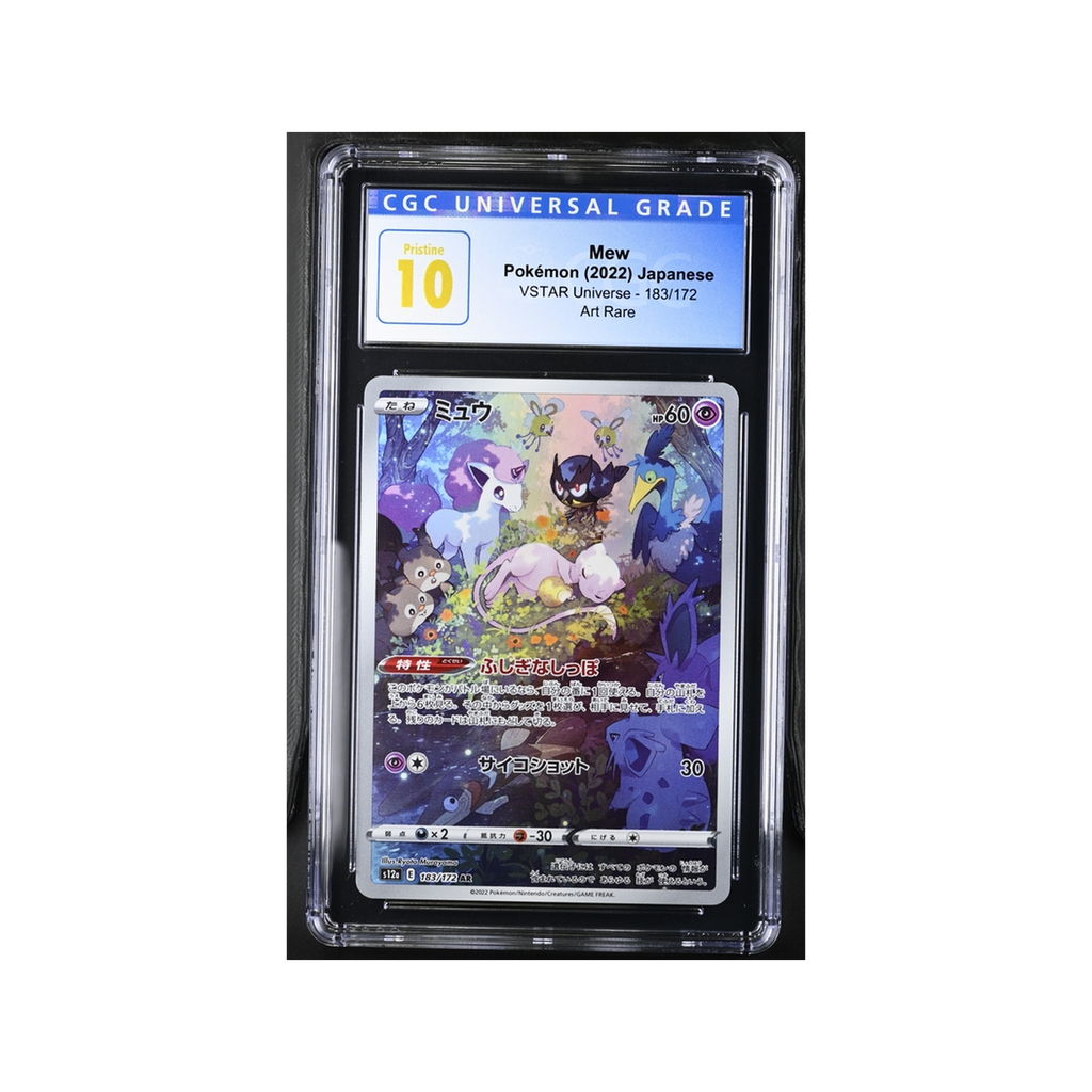 2022 Pokemon VSTAR Universe - s12a Mew #183/172 CGC 10