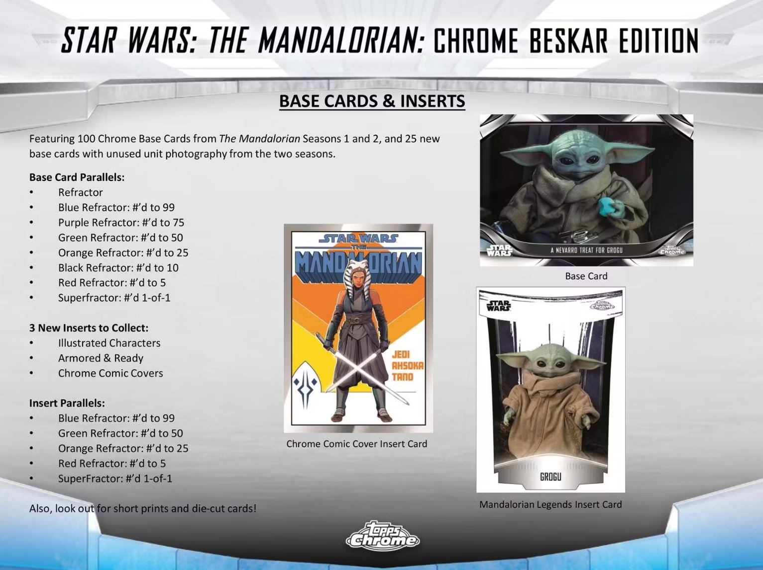 2022 Topps Chrome Star Wars The Mandalorian Beskar Edition Hobby Box