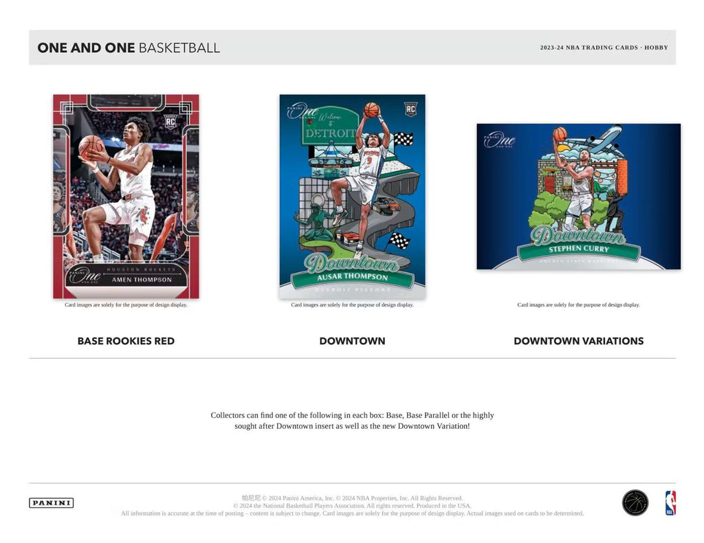 2023-24 Panini One And One Basketball Hobby Box