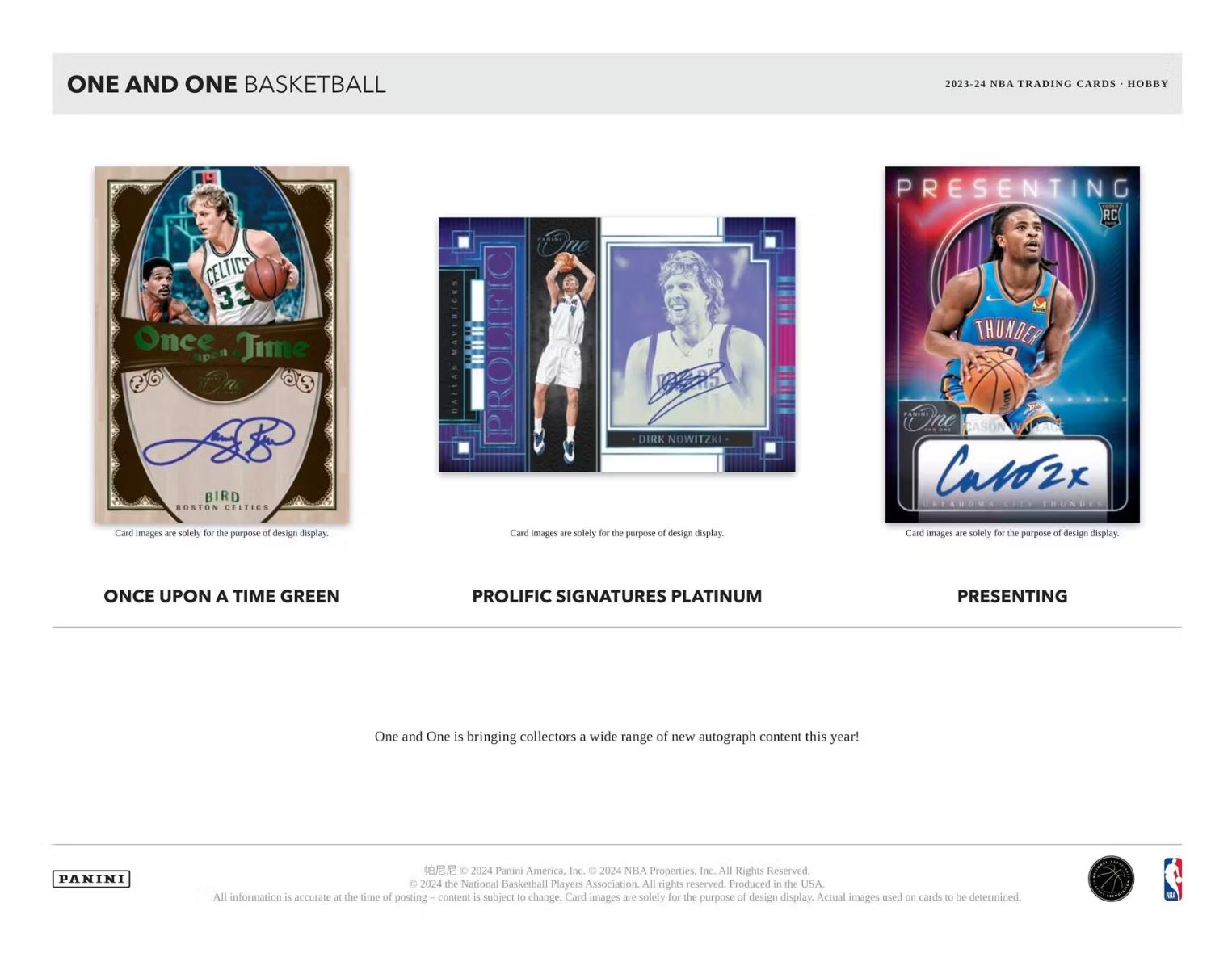 2023-24 Panini One And One Basketball Hobby Box