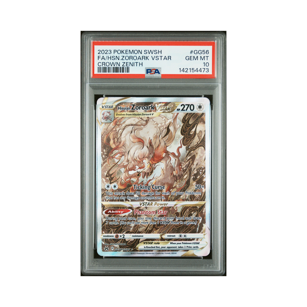 2023 Pokemon Crown Zenith Galarian Gallery Hisuian Zoroark VSTAR #GG56 PSA 10