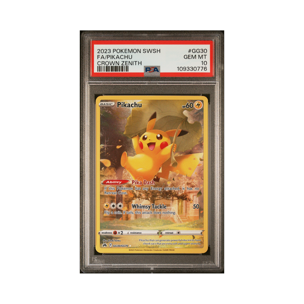 2023 Pokemon Crown Zenith Galarian Gallery Pikachu #GG30 PSA 10