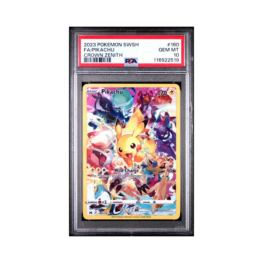2023 Pokemon Crown Zenith Pikachu #160 PSA 10