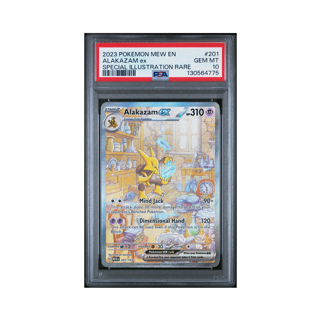 2023 Pokemon Mew Alakazam EX #201 PSA 10