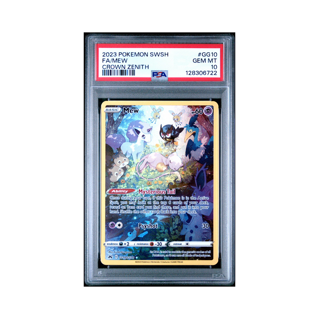 2023 Pokemon Sword And Shield Crown Zenith Mew #GG10 PSA 10