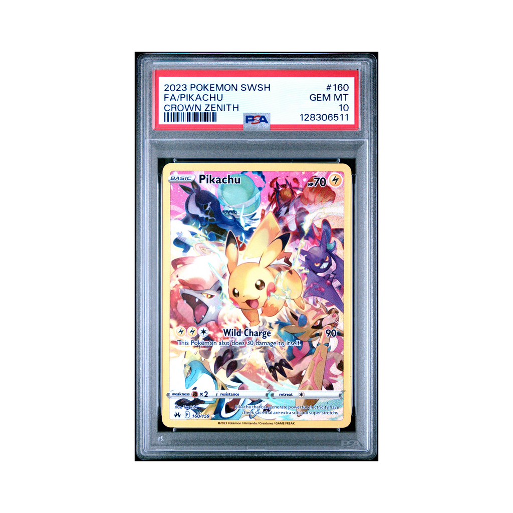 2023 Pokemon Sword And Shield Crown Zenith Pikachu #160 PSA 10