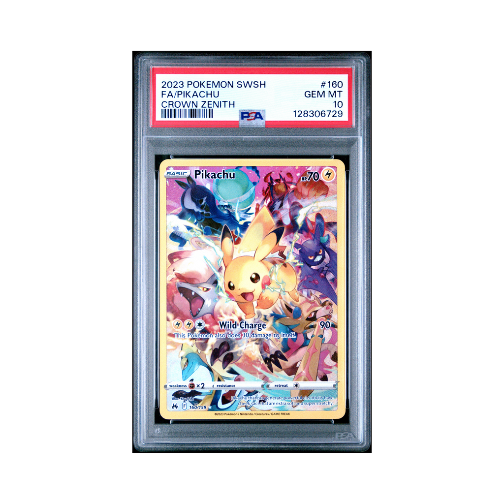2023 Pokemon Sword And Shield Crown Zenith Pikachu #160 PSA 10