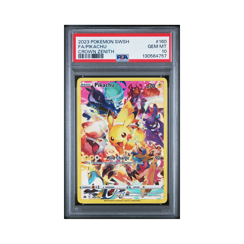 2023 Pokemon Sword And Shield Crown Zenith Pikachu #160 PSA 10