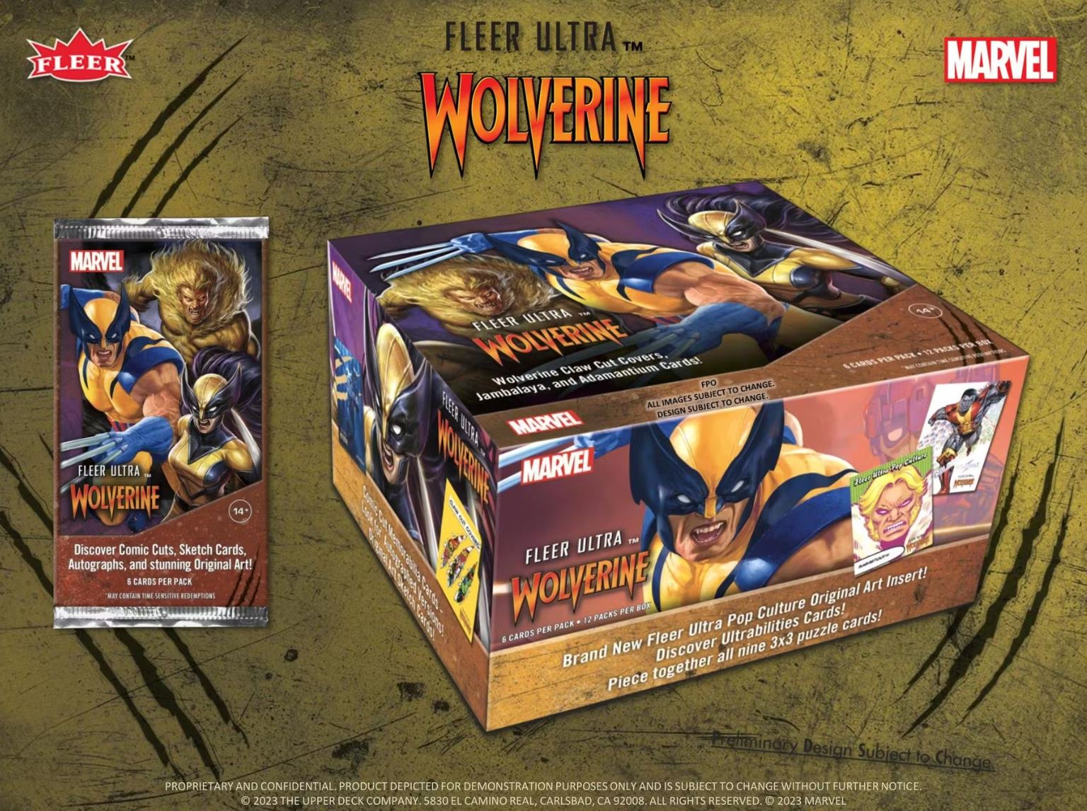 Marvel Fleer Ultra Wolverine Hobby Box (Upper Deck 2024)