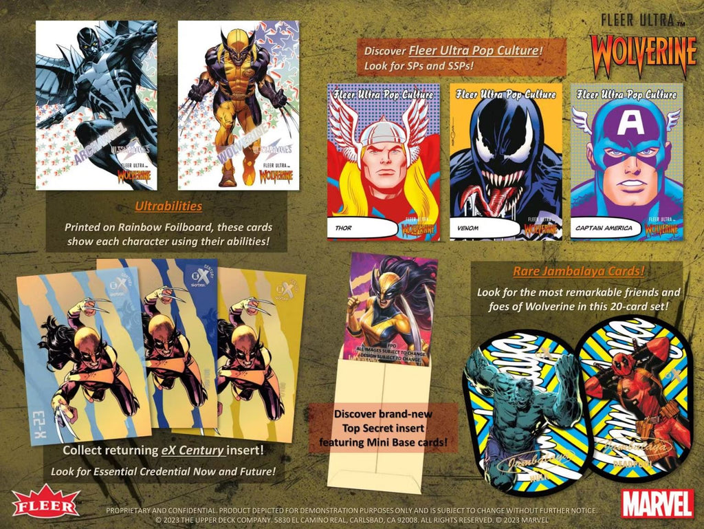 Marvel Fleer Ultra Wolverine Hobby Box (Upper Deck 2024)