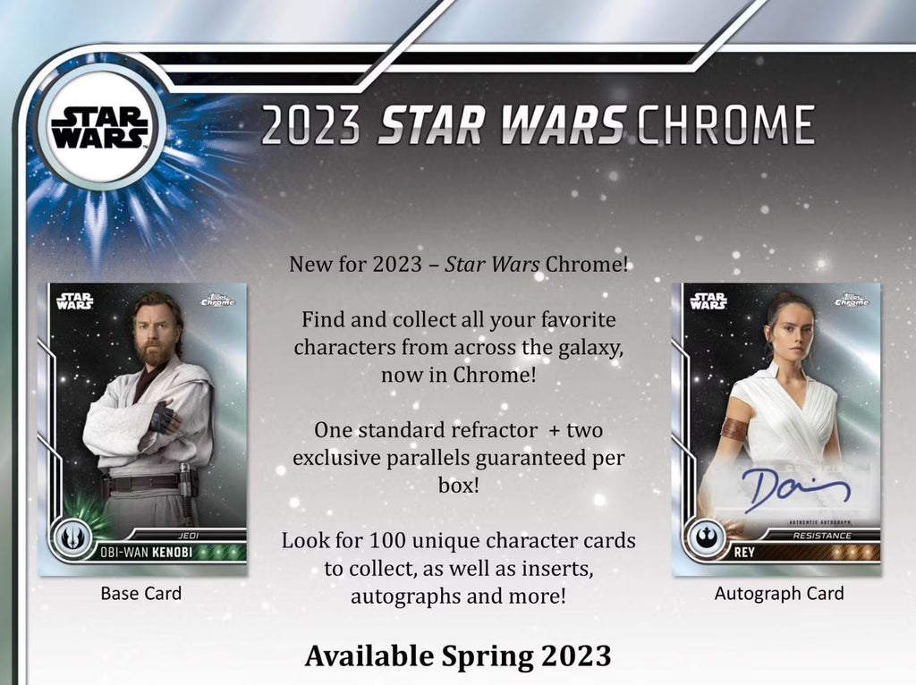 2023 Topps Chrome Star Wars Hobby Box