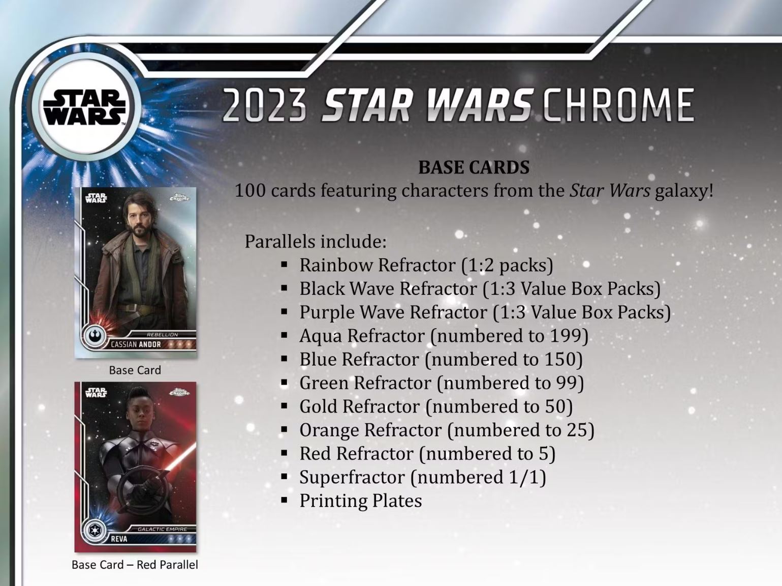 2023 Topps Chrome Star Wars Hobby Box