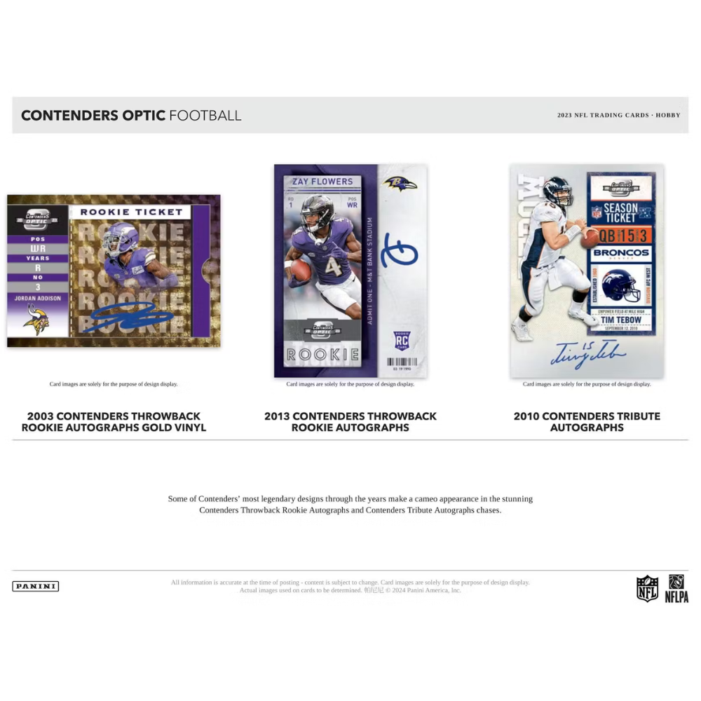 2023 Panini Contenders Optic Football Hobby Box