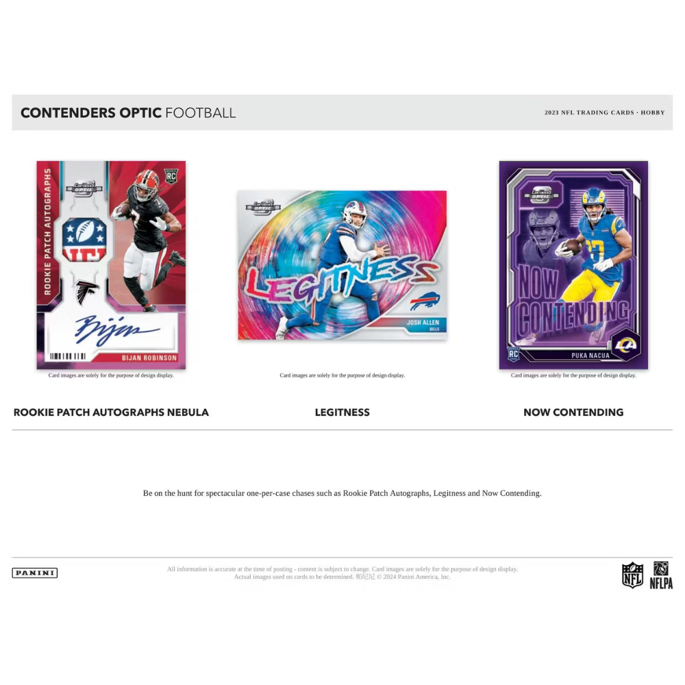 2023 Panini Contenders Optic Football Hobby Box