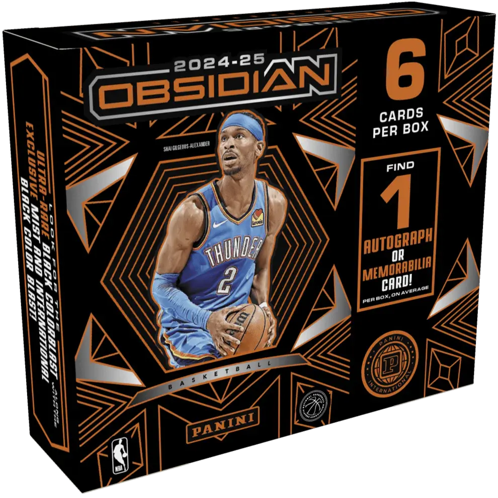 2024-25 Panini Obsidian Basketball International Hobby Box
