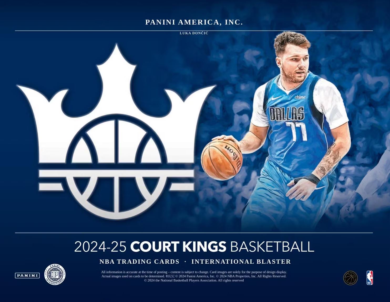 2024-25 Panini Court Kings Basketball International Blaster Box