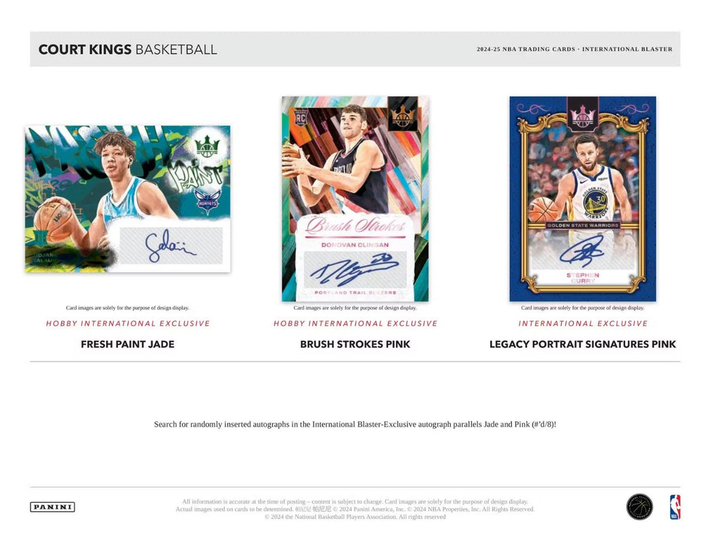 2024-25 Panini Court Kings Basketball International Blaster Box