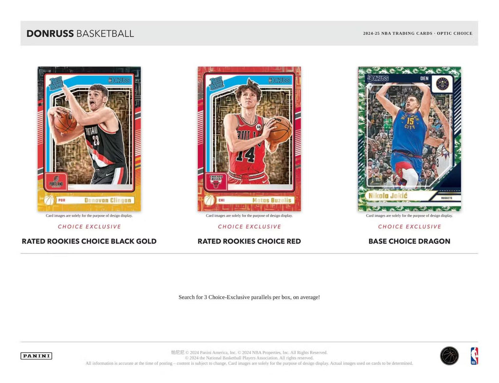 2024-25 Panini Donruss Basketball Choice Box
