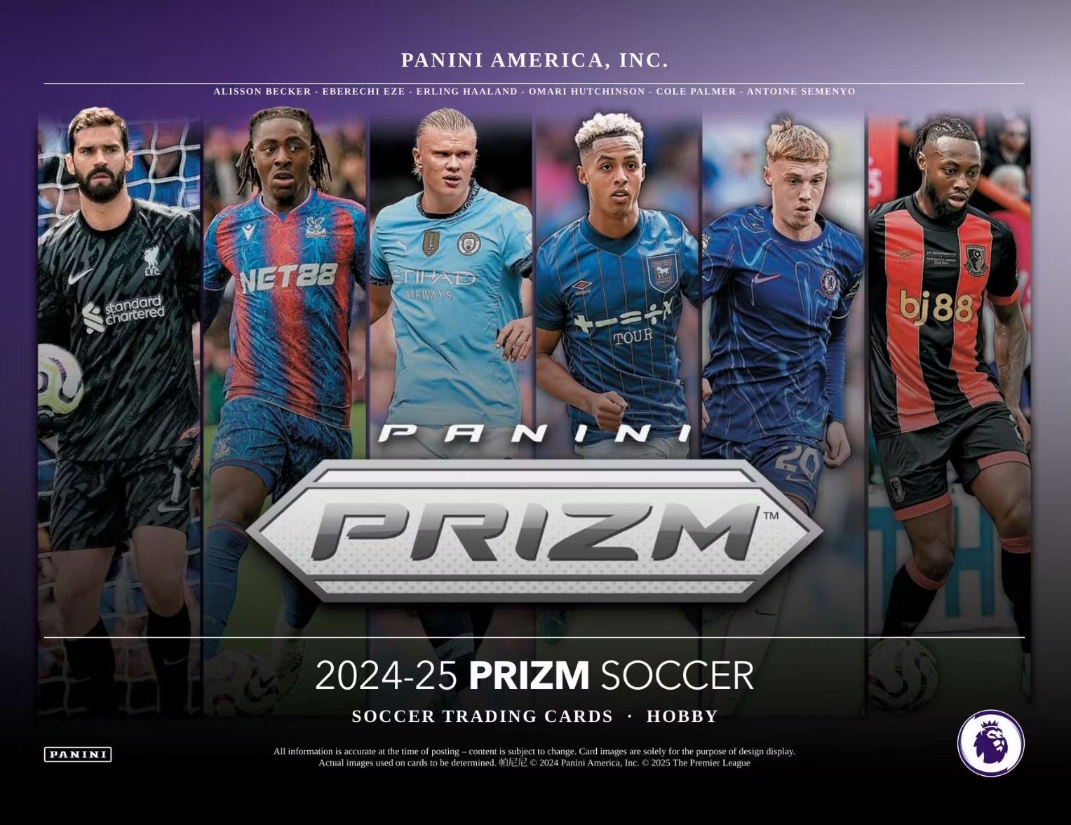 2024-25 Panini Prizm Premier League EPL Soccer Hobby Box