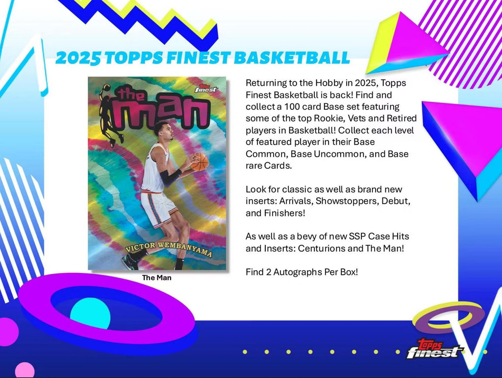 2024-25 Topps Finest Basketball Hobby Box