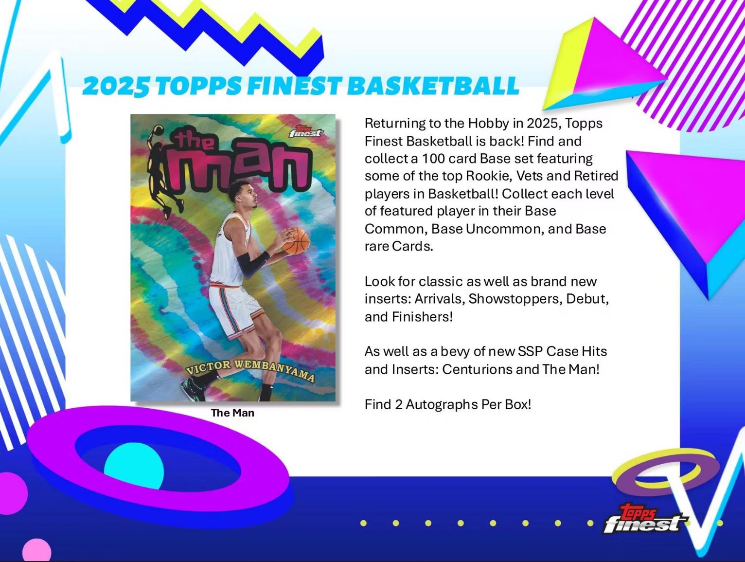 2024-25 Topps Finest Basketball Hobby Box