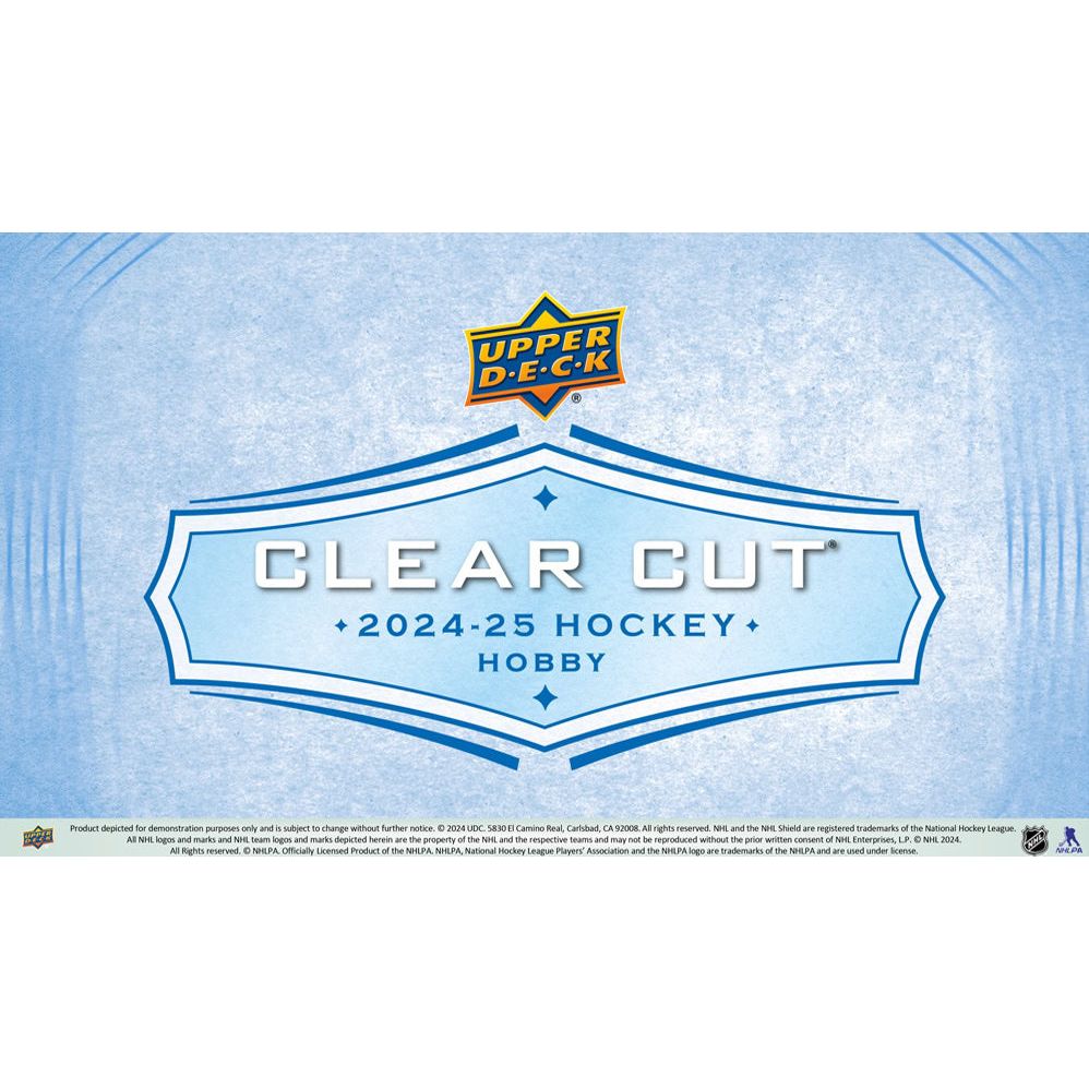 2024-2025 UPPER DECK CLEAR CUT HOCKEY