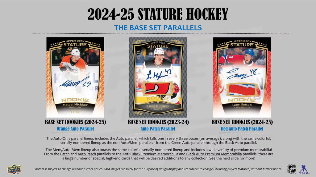 2024-25 Upper Deck Stature Hockey Hobby Case (Case of 16)