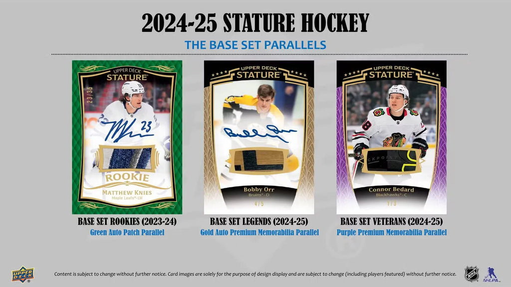 2024-25 Upper Deck Stature Hockey Hobby Case (Case of 16)