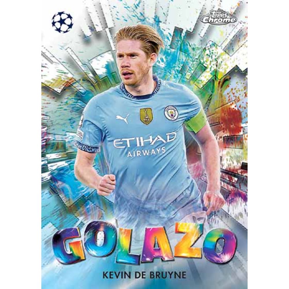 2024/25 Topps Chrome UEFA Club Competitions Soccer Jumbo Box
