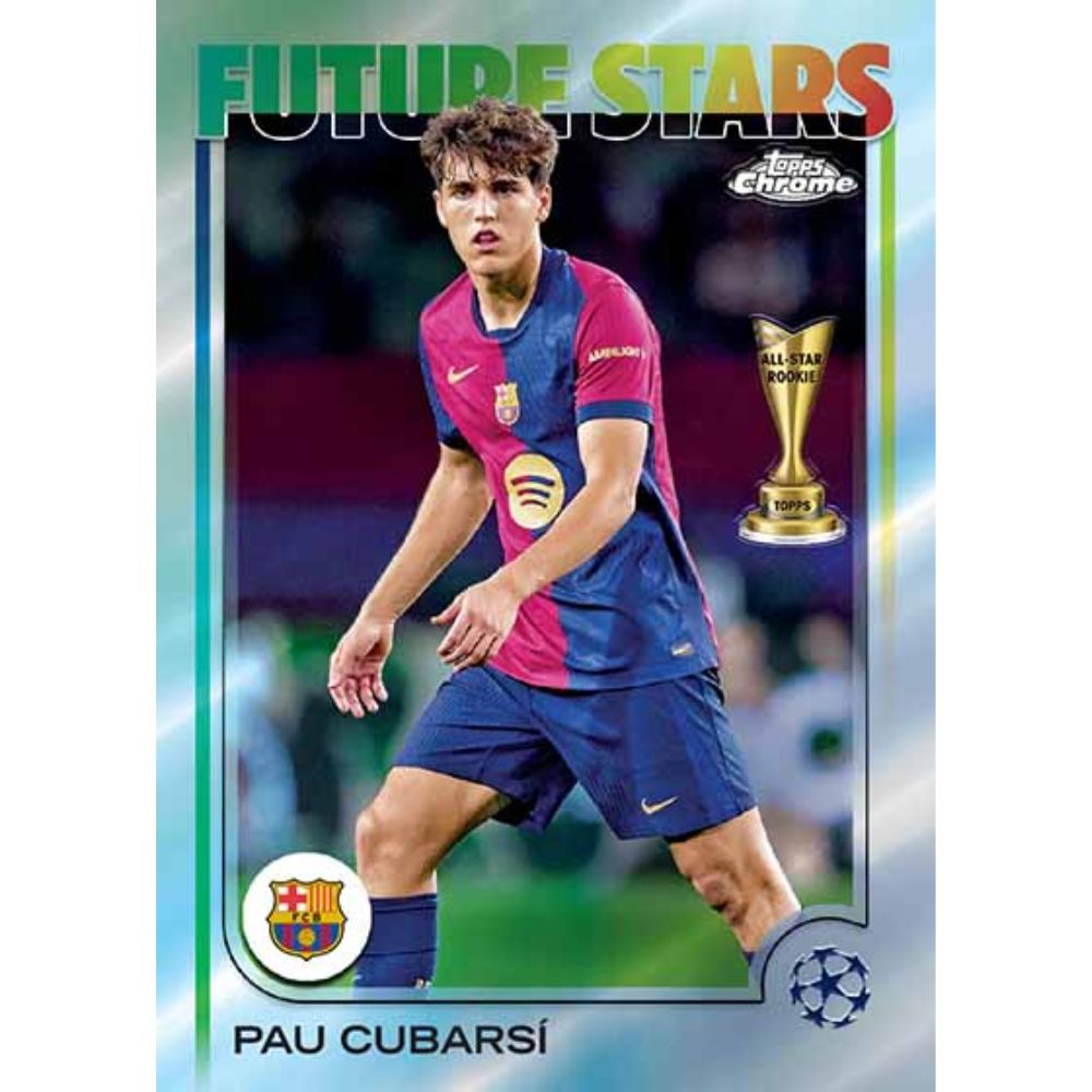 2024/25 Topps Chrome UEFA Club Competitions Soccer Jumbo Box