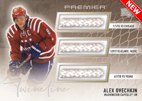 2024-25 Upper Deck Premier Hockey Hobby Box Case (Case of 10 Boxes)
