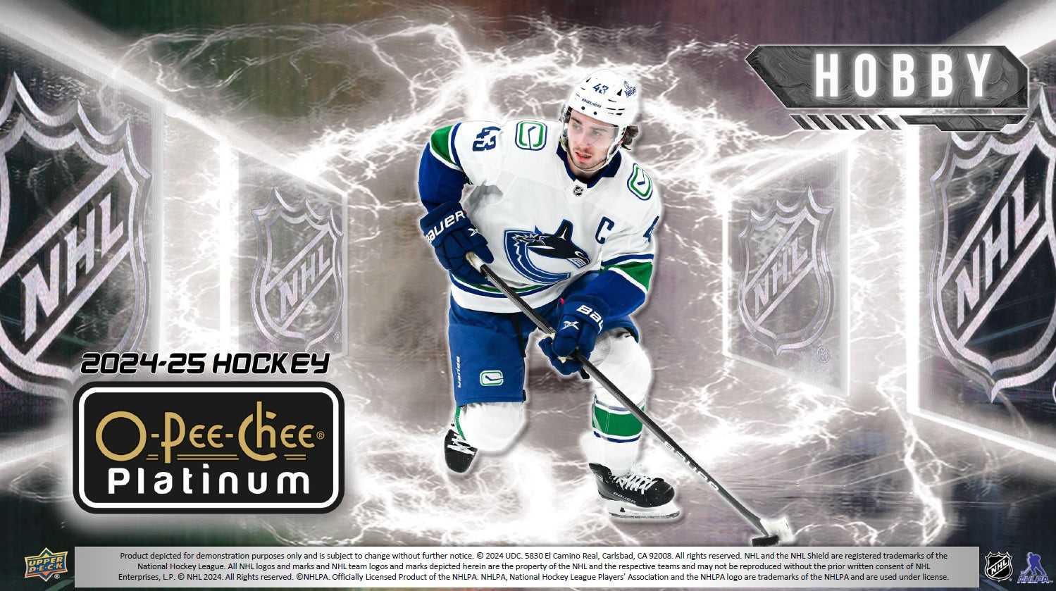 2024-25 Upper Deck O-Pee-Chee Platinum Hockey Hobby Case (Case of 8 Boxes)