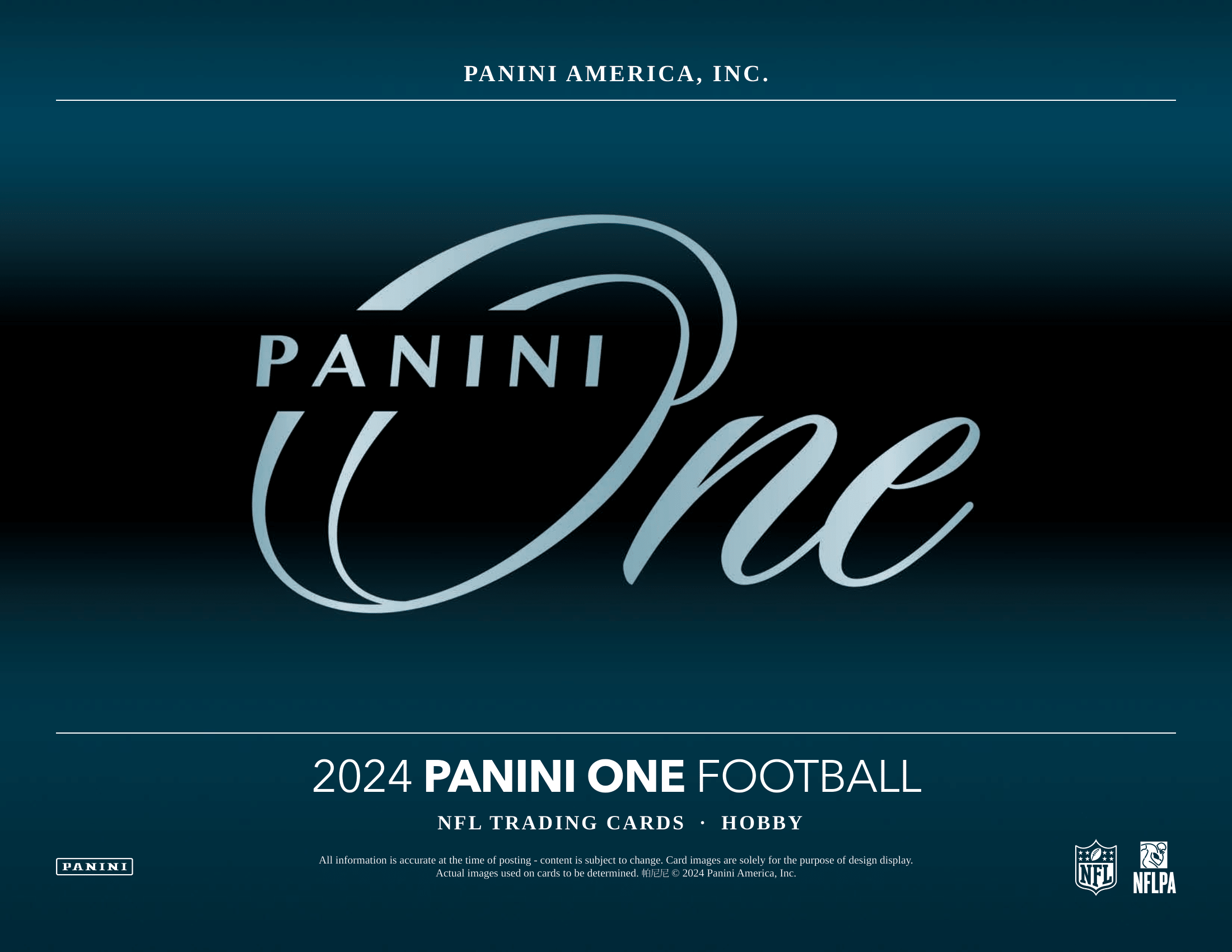 Panini - 2024 One American Football (NFL) - Hobby Box