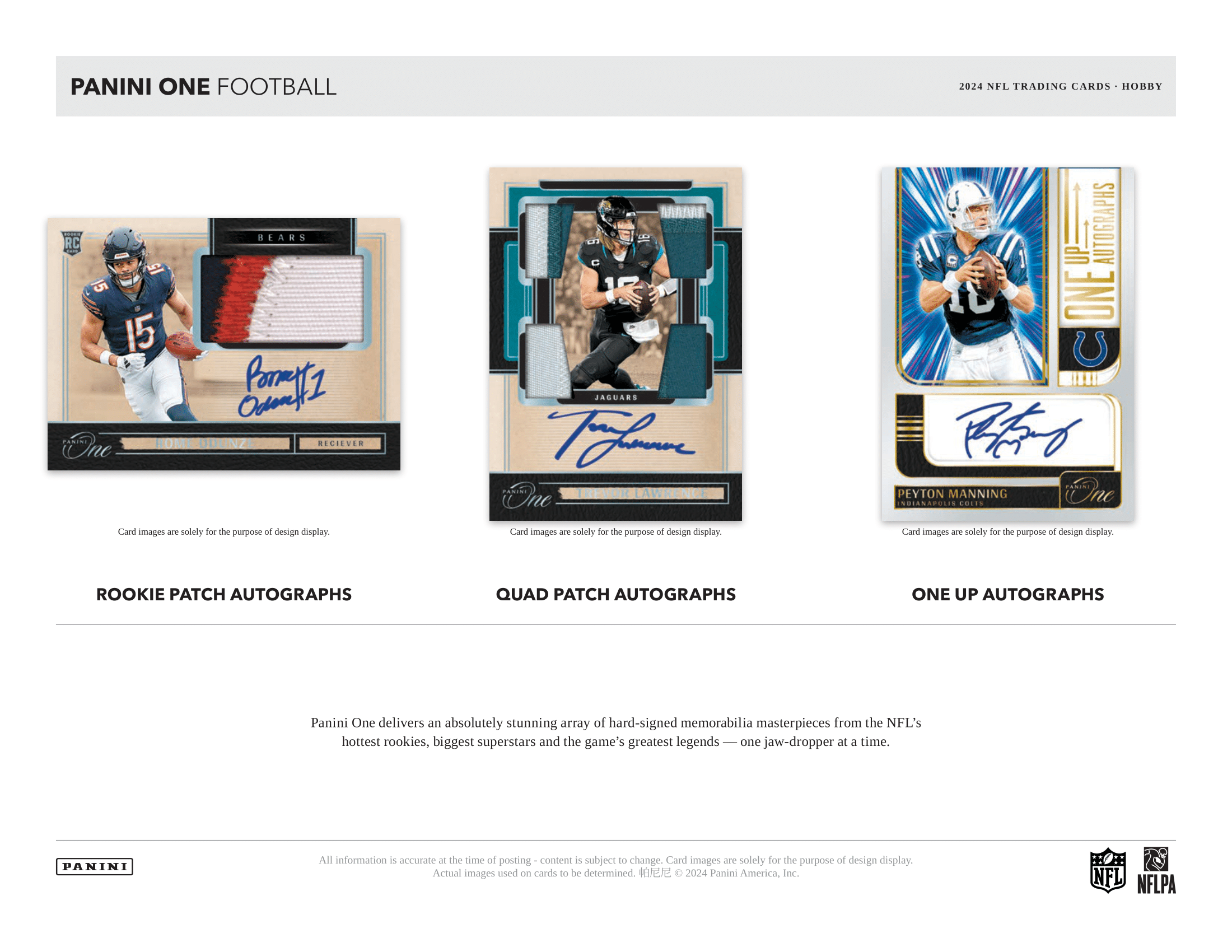 Panini - 2024 One American Football (NFL) - Hobby Box