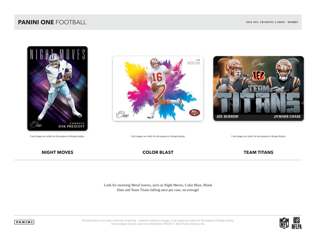 Panini - 2024 One American Football (NFL) - Hobby Box