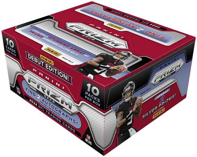 2024-25 Panini Prizm NFL Football Deca Hobby Box