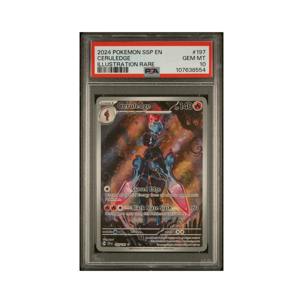2024 Pokemon Surging Sparks Ceruledge #197 PSA 10