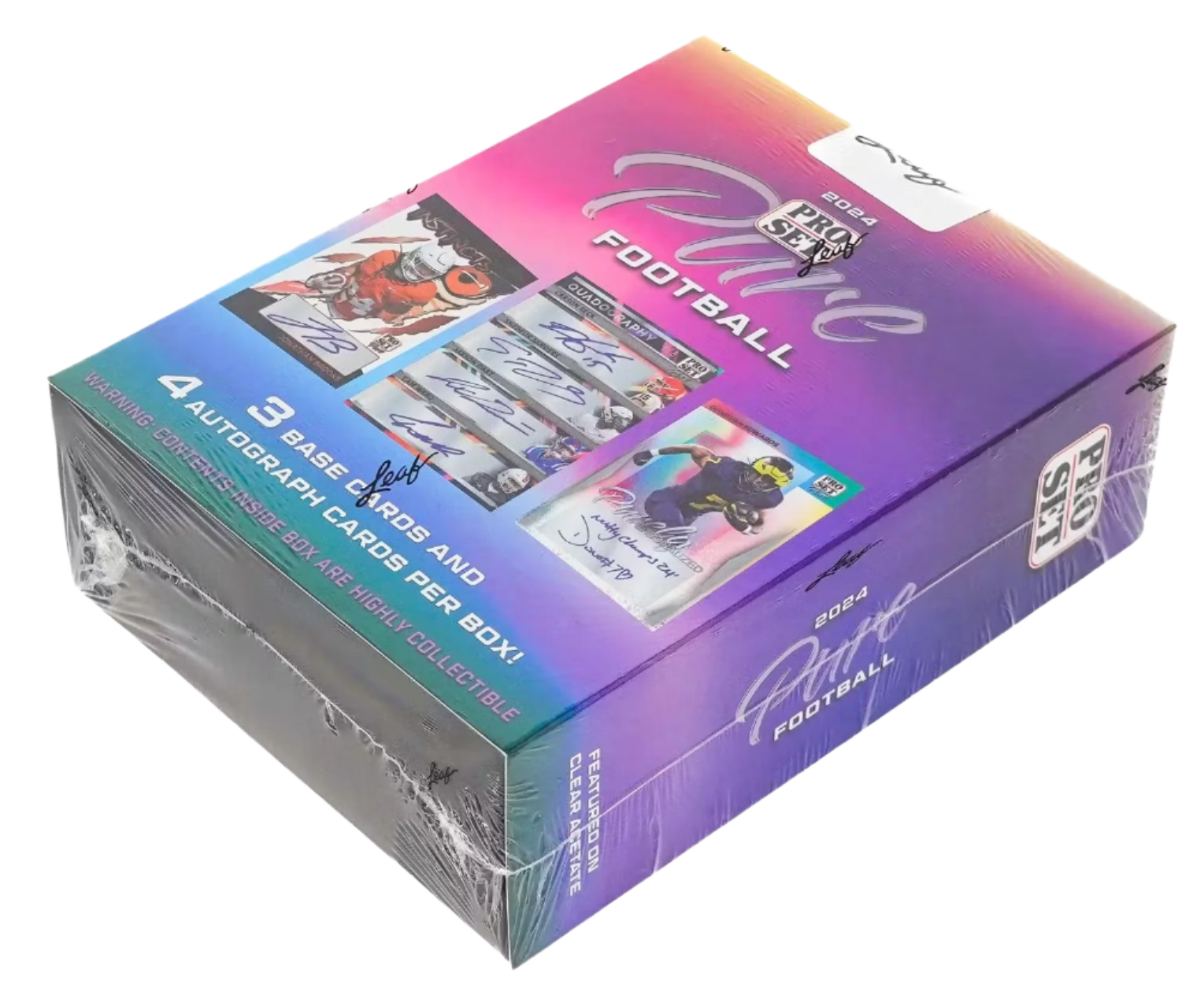 2024 Leaf Pro Set Pure Football Hobby Box