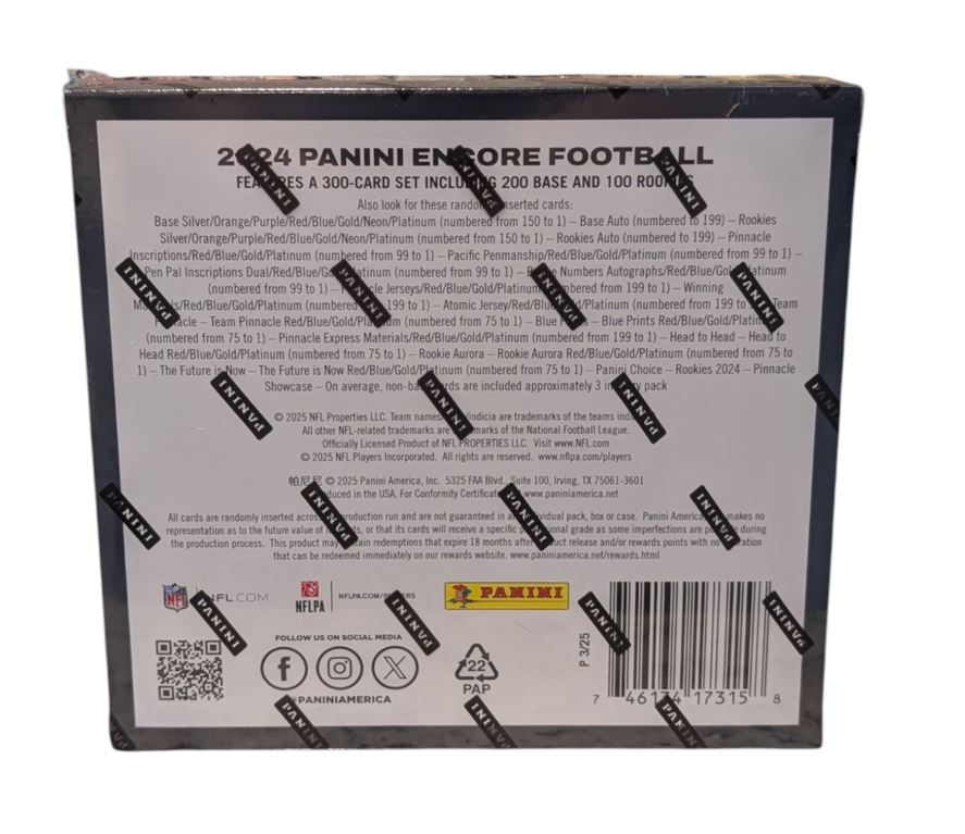 2024 Panini Encore Football Hobby Box