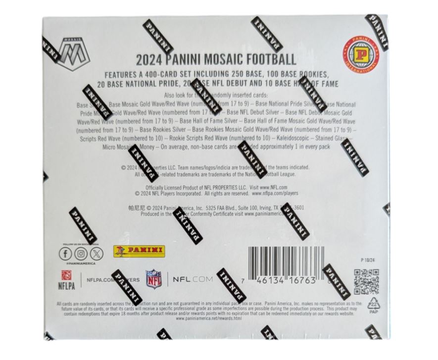 2024 Panini Mosaic Football International Hobby Box