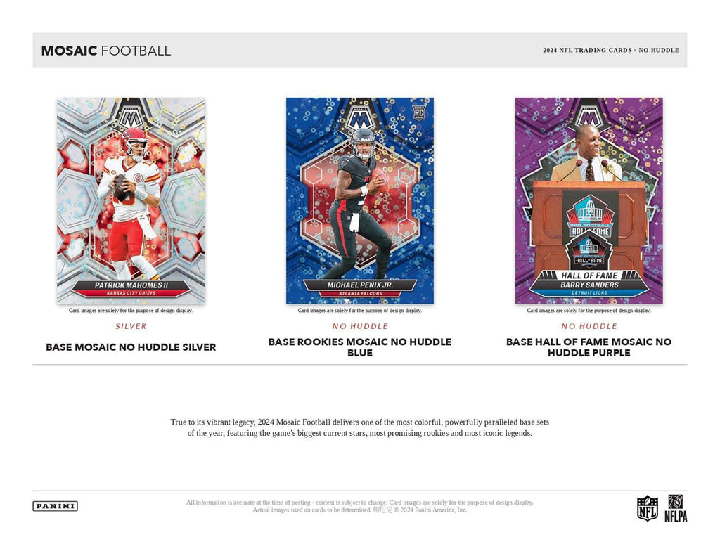 2024 Panini Mosaic No Huddle Football Hobby Box