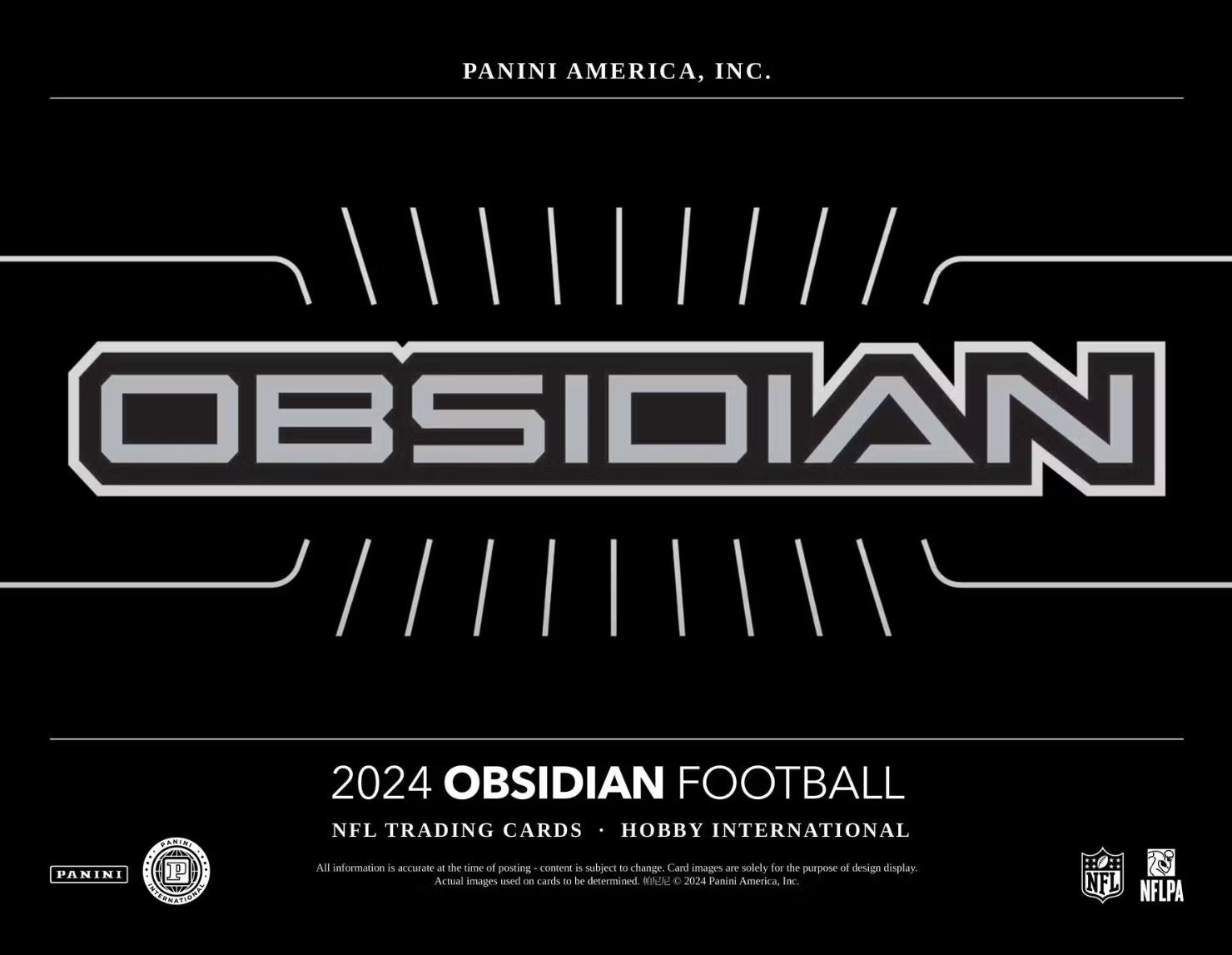 2024 Panini Obsidian Football International Hobby Box
