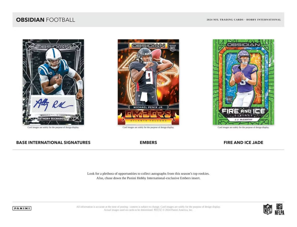 2024 Panini Obsidian Football International Hobby Box