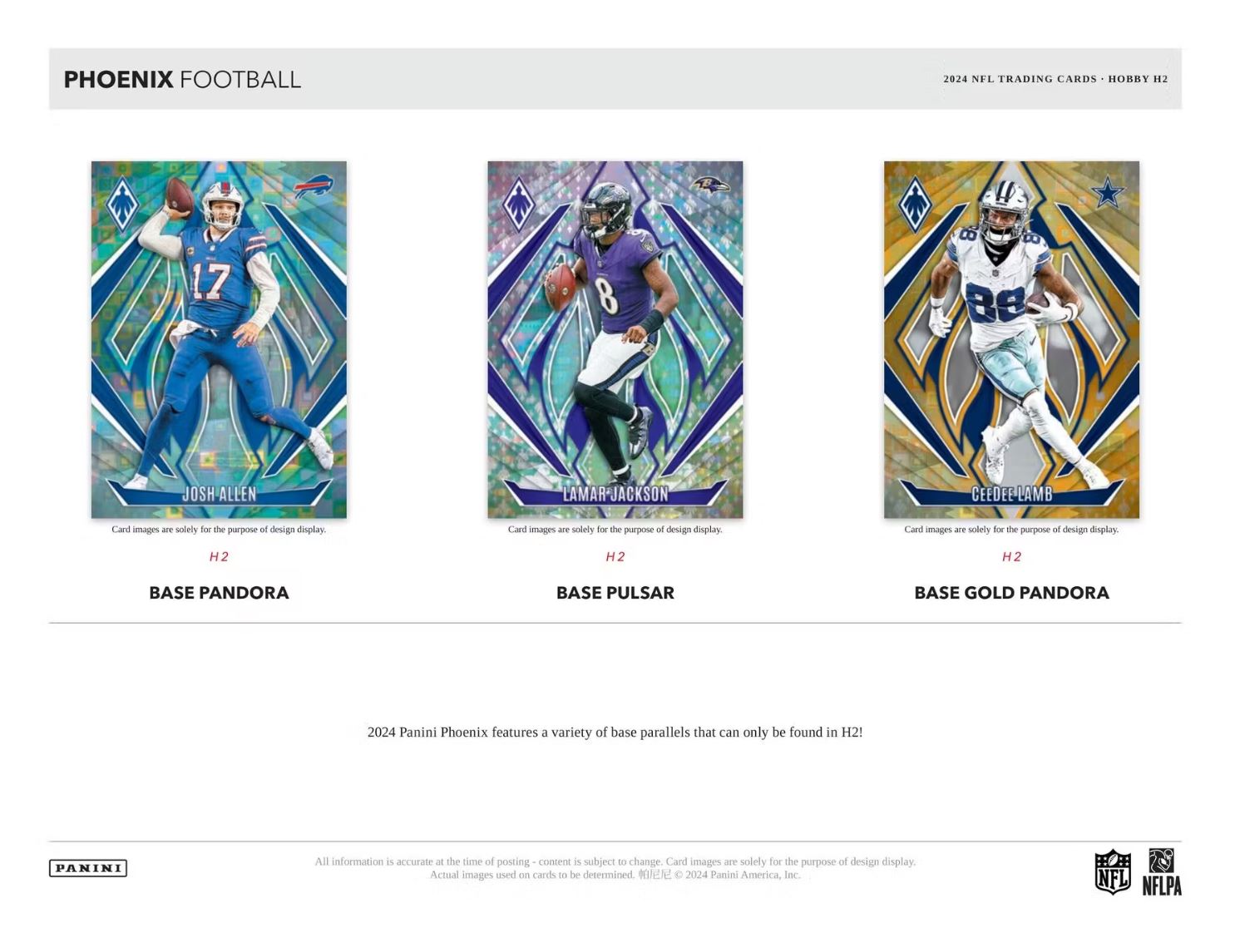 2024 Panini Phoenix Football H2 Hobby Box