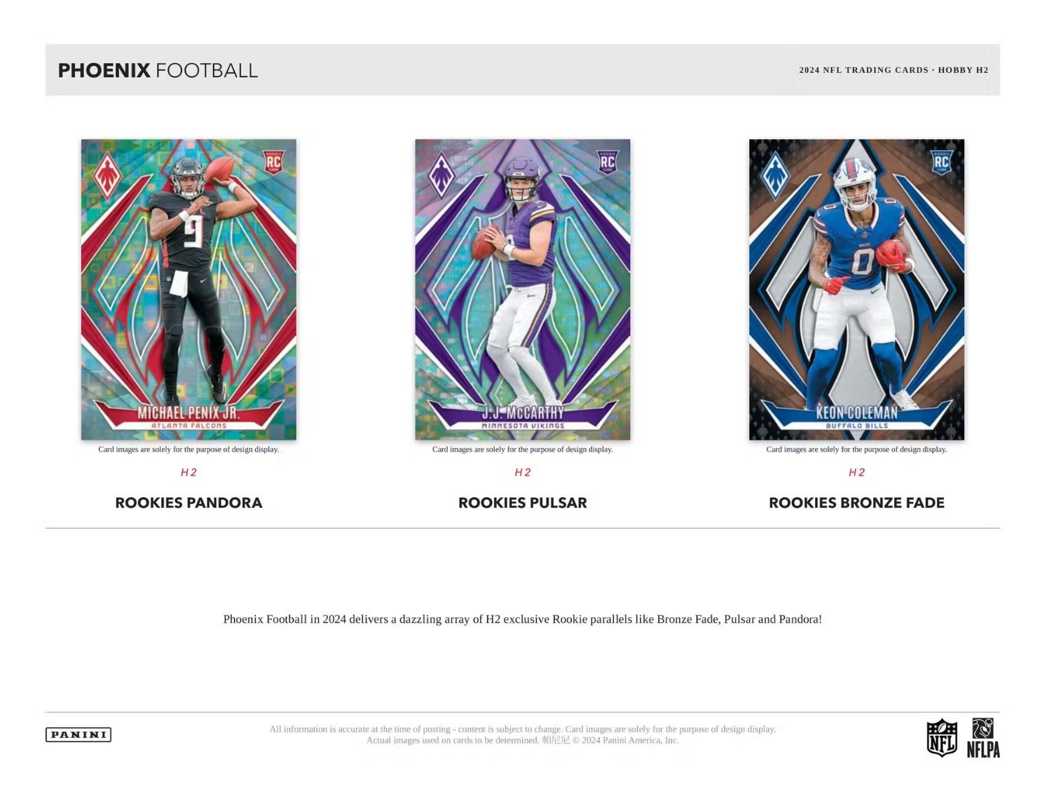 2024 Panini Phoenix Football H2 Hobby Box