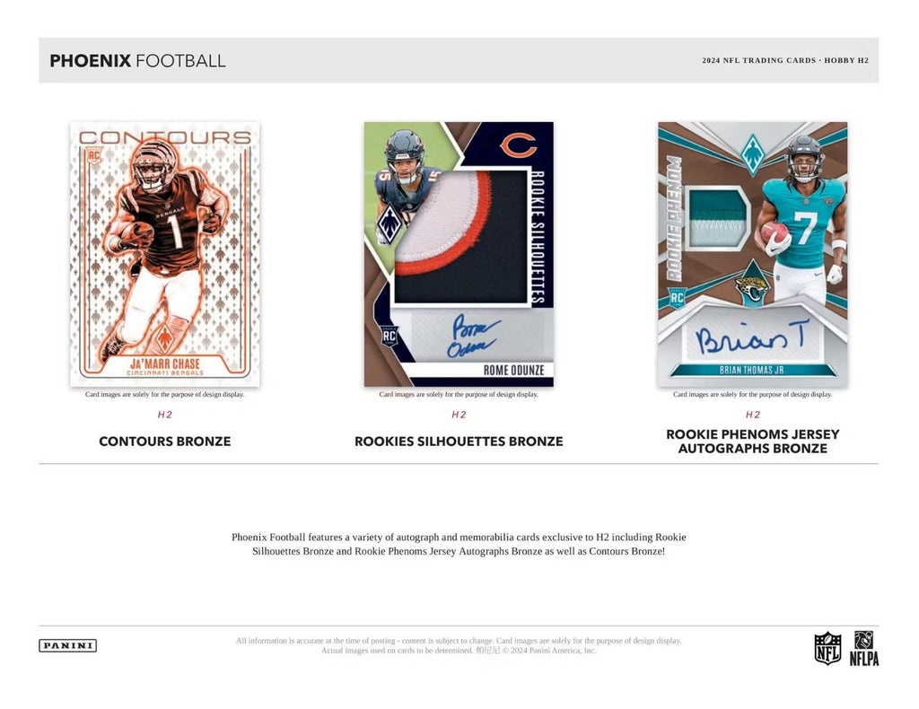 2024 Panini Phoenix Football H2 Hobby Box