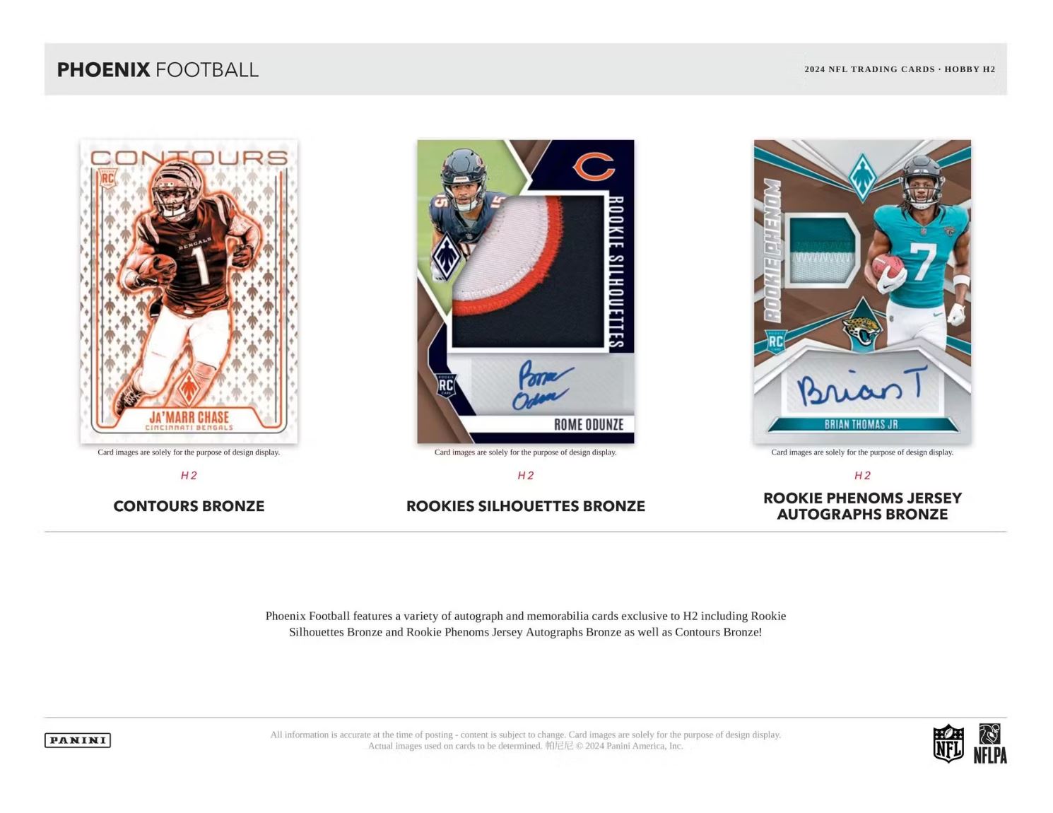 2024 Panini Phoenix Football H2 Hobby Box