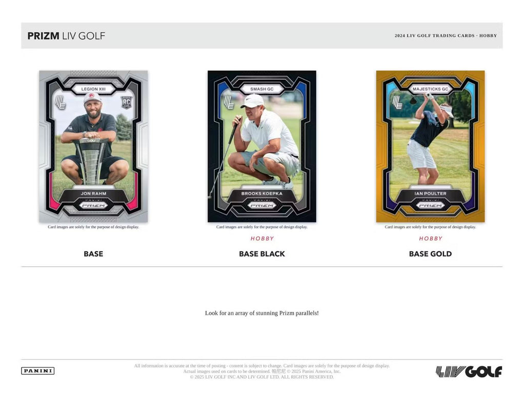2024 Panini Prizm Liv Golf Hobby Box