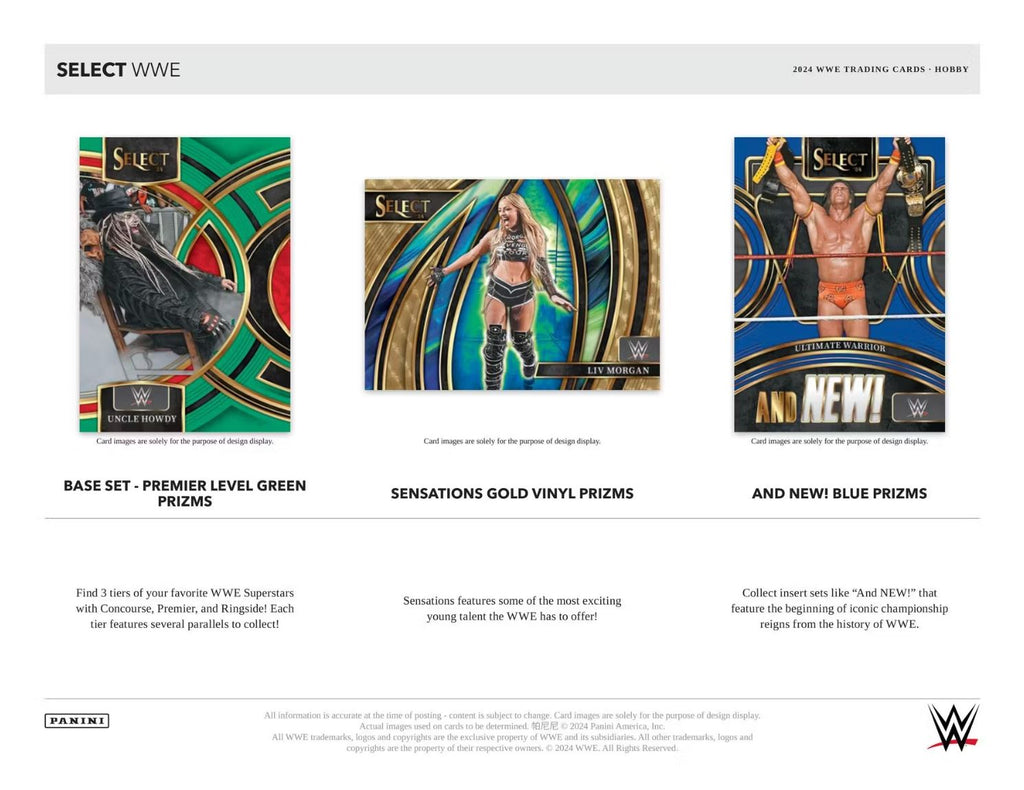 2024 Panini Select WWE Hobby Box