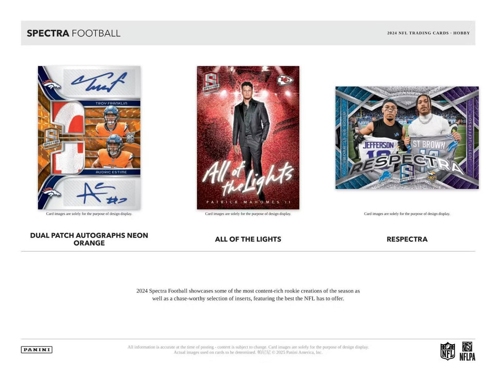 2024 Panini Spectra Football Hobby Box